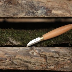 Ahşap Kuksa Kaşık Oyma Bıçağı-1 Küt Burun Kısa