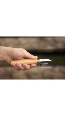 Ahşap Kuksa Kaşık Oyma Bıçağı-1 Küt Burun Kısa