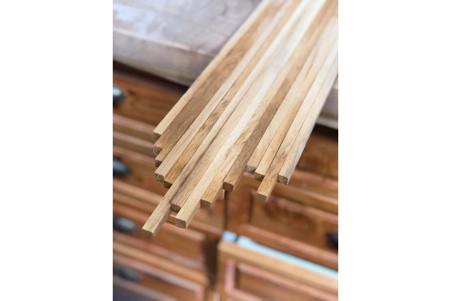 10mmx10mm Ekonomik Gürgen Çıta - Hobi ve Projeler İçin İdeal