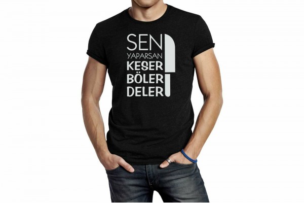 Mesleki T-shirt Keser böler