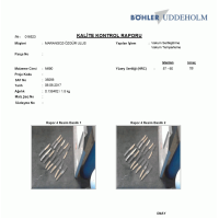 Ozul-H11 Bıçak Namlusu 4116 Paslanmaz