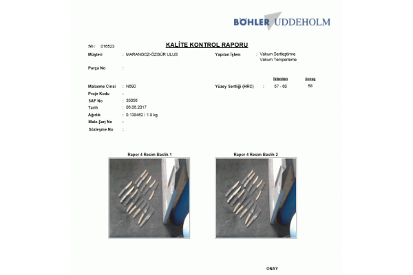 Ozul-H11 Bıçak Namlusu 4116 Paslanmaz