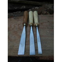 İskarpela Seti 3'lü Düz Takım 25mm-20mm-15mm