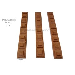 1cmx16mmx100cm Baklava Çıta