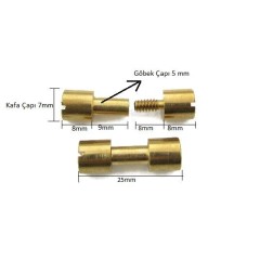 Ozul-A6  Vidalı Pirinç Pim