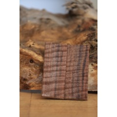 1cmx5cmx13cm Janjanlı Ceviz  Ağacı Kabza 1 Çift